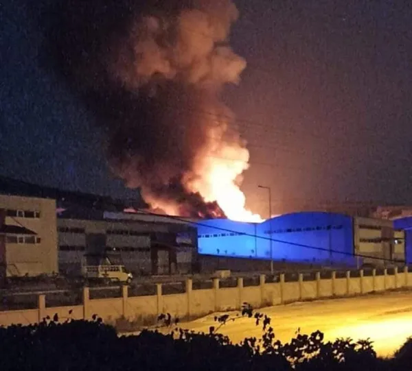 Hatay'da mobilya fabrikasında yangın - 4