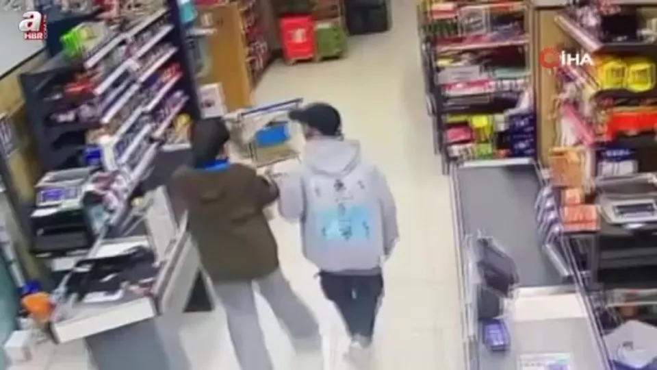 ’’Pastel boya’’ ile gasp planı kamerada