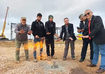 Kazı yapan işçiler doğal gaz buldu! Bursa'da şaşırtan olay