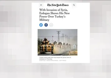 NY Times Cerablus harekatına 'istila' dedi