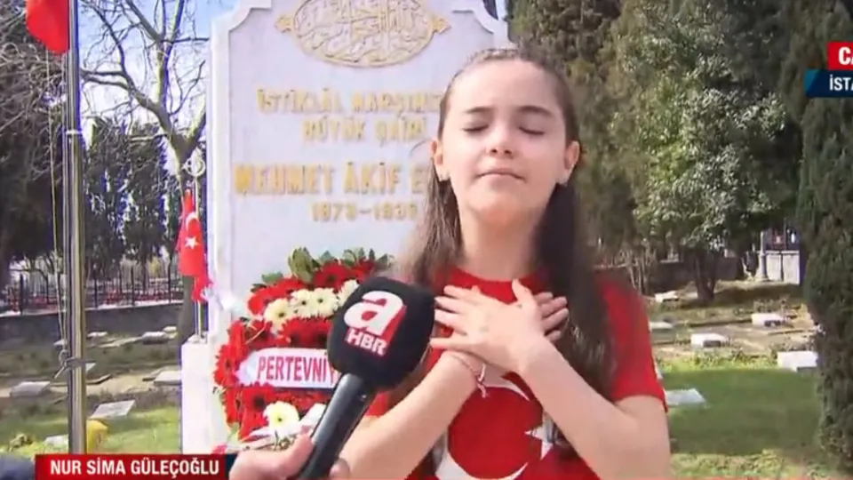 İstiklal Marşı okuma birincisi A Haber’de