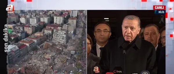 Başkan Erdoğan’dan deprem bölgesi Kilis’te flaş açıklamalar: Hiçbir vatandaşımız konutsuz kalmayacak