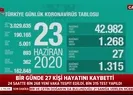 Sağlık Bakanı Koca 23 Haziran Salı gününe ait koronavirüs verilerini paylaştı! Ölü sayısında artış var |Video