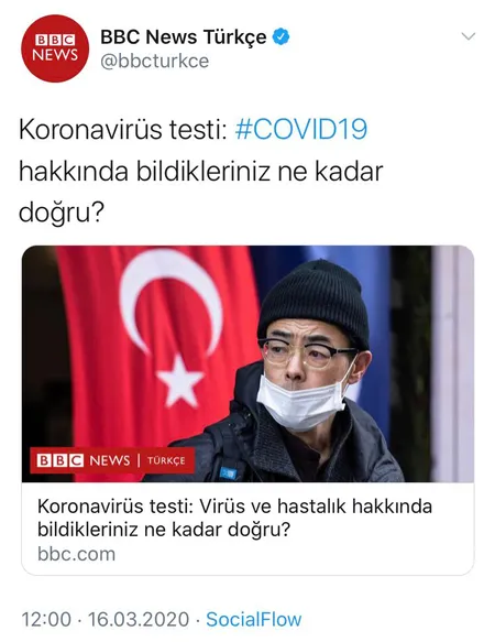 İngiliz BBC Türkçe, Türkiye hakkında yalan haber yapmaya devam ediyor