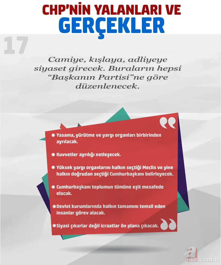 İşte CHP'nin referandum yalanları ve gerçekler 17