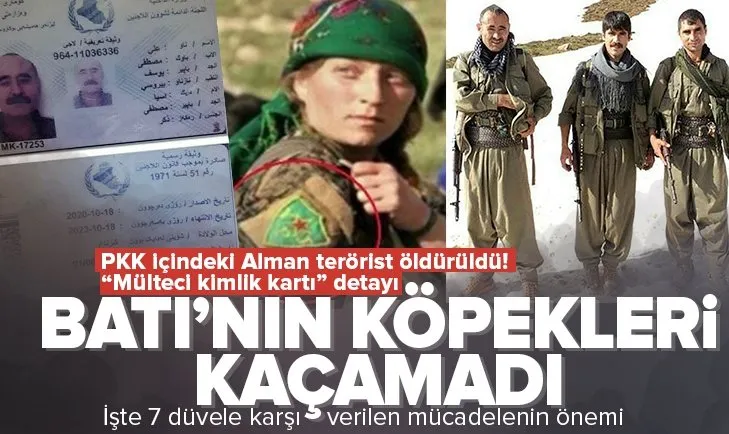 PKK içindeki Alman terörist öldürüldü!