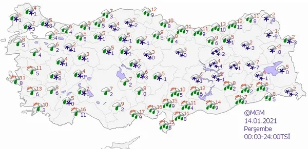 İstanbul'a 4 gün boyunca kar yağacak! Meteoroloji'den İstanbul'a kar yağışı uyarısı - 2