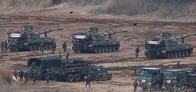 Güney Kore askeri tatbikatlarına başladı