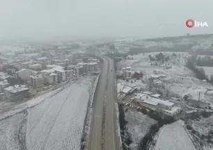 Kastamonu’da kar yağışı