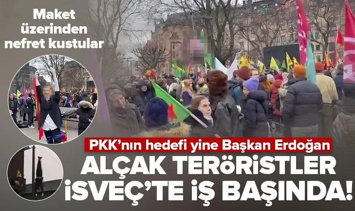 İsveç’te Başkan Erdoğan’a alçak provokasyon