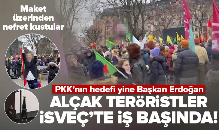 İsveç’te Başkan Erdoğan’a alçak provokasyon