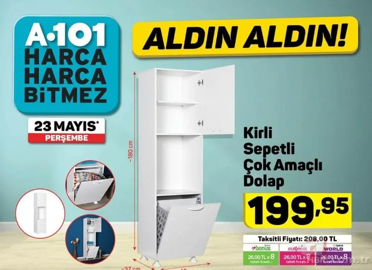 A101 aktüel ürünler kataloğu 23 Mayıs ile şok fırsatlar! A101 indirimli ürünler neler? 19
