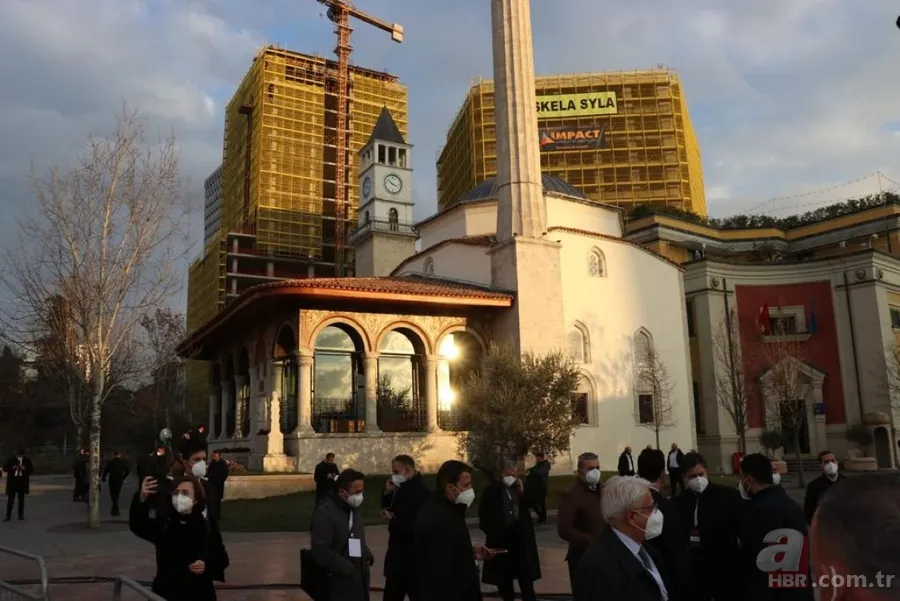 Tiran'daki Ethem Bey Camii'nin açılışı Başkan Erdoğan tarafından yapıldı 18