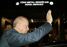 Başkan Erdoğan’dan Türk Metal Sendikası’na taziye ziyareti!