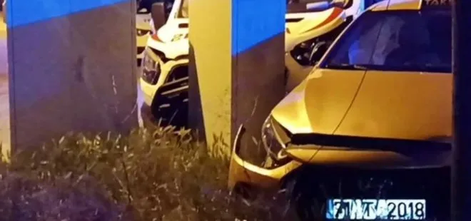 Kırıkkale’de ambulans ile taksinin çarpışması sonucu 4 kişi yaralandı