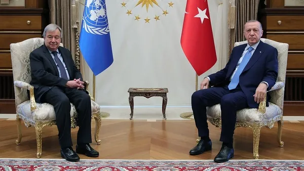 Başkan Recep Tayyip Erdoğan’dan kritik temas: BM Genel Sekreteri Antonio Guterres ile görüştü