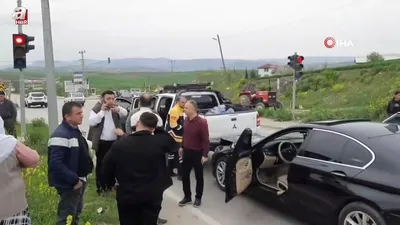 Samsun’da zincirleme kaza: 1 yaralı!