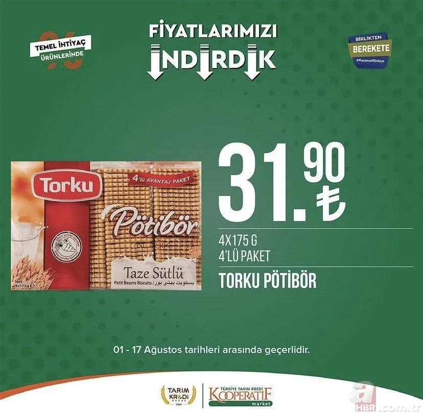 Tarım Kredi fiyatları tek tek düştü! Kooperatif Market kataloğunda yok yok! Zeytin 54.90, Taze Kaşar 159.90, Pirzola 88.90, Peynir çeşitleri 39.90 TL... 7