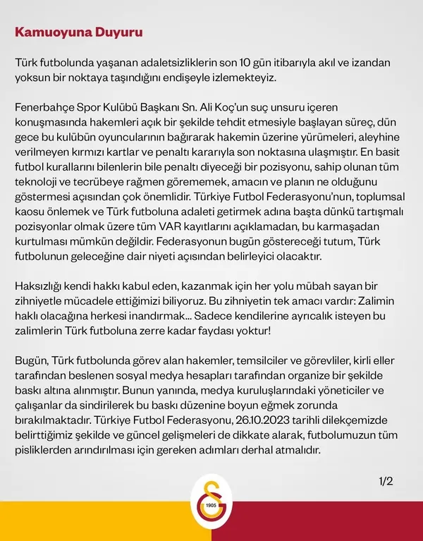 galatasaraydan-sert-aciklama-akil-ve-izandan-yoksun-bir-noktaya-tasindi-1701099913437.jpg Galatasaray'dan hakem kararlarına tepki: Adaletsizlikler akıl ve izandan yoksun bir noktaya taşındı... - 1