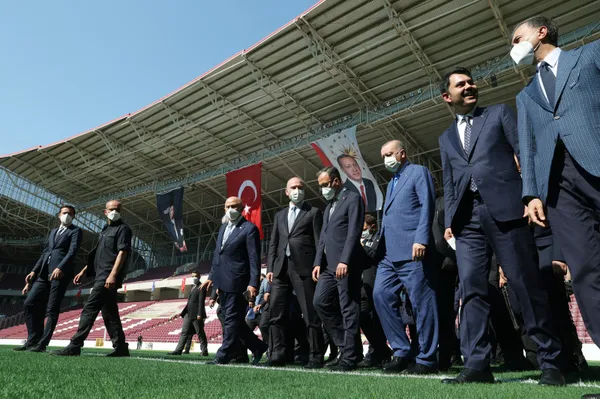 Başkan Erdoğan Atakaş Hatayspor'un yeni stadını ziyaret etti - 2