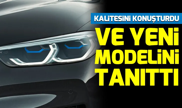 Alman devi BMWden yeni modelini tanıttı