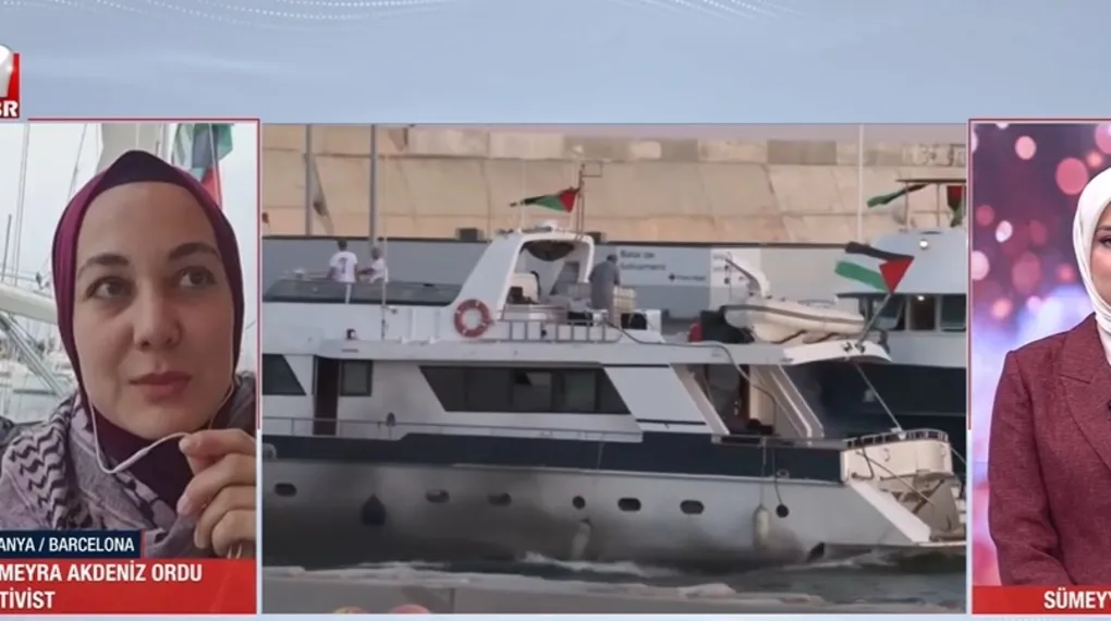 A Haber Sumud Filosu'ndan canlı yayında