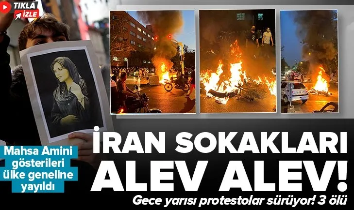 İran sokakları alev alev!