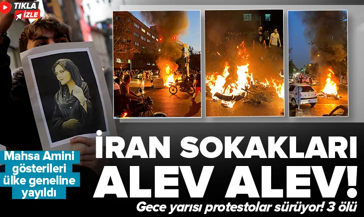 İran sokakları alev alev!