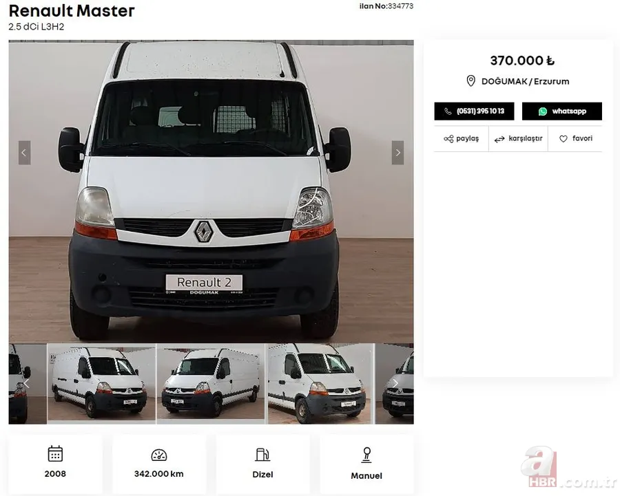 Listede en pahalı ikinci el araç 500 bin TL! Renault 12 ay garanti ile satışa sunuyor! İşte Renault, Peugeot, Fiat, Volkswagen, Hyundai, Opel…. 9