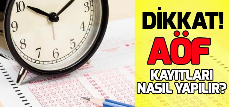 AÖF sisteme giriş: AÖF kayıt yenileme nasıl yapılır? AÖF harçları hangi bankaya yatırılacak?