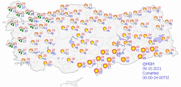 1633707850267.png Meteoroloji'den İstanbul başta olmak üzere Marmara ve Ege'deki çok sayıda ile son dakika sağanak yağış uyarısı! 5 günlük hava durumu - 4