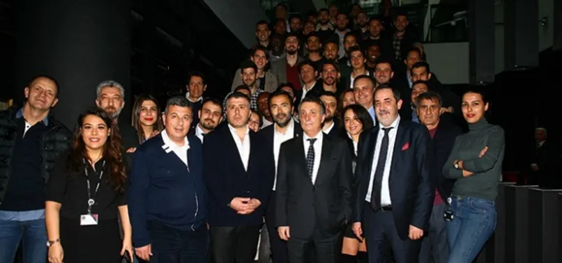 Beşiktaşlı futbolcular Vodafone Arena'da yer alan müzeyi ziyaret etti