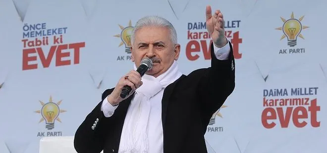 Başbakan Yıldırım: Almanya’daki vatandaşlarımız ’evet’ oylarıyla demokrasi dersi verecektir