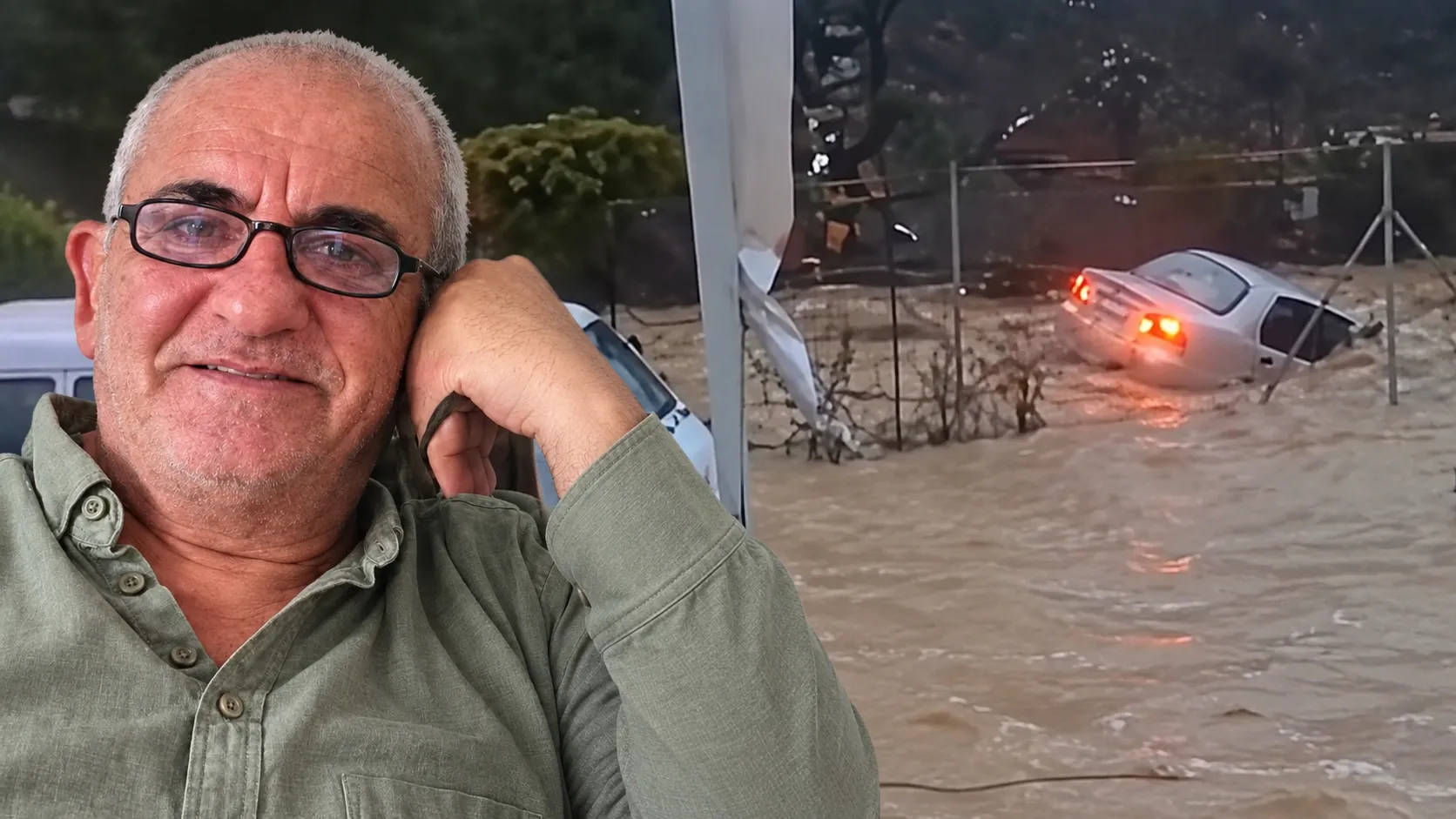 Dehşetin yeni görüntüleri kahretti: İşte sel sularına kapılan Ahmet Derin'in sürüklendiği o anlar