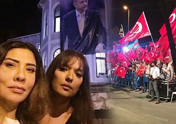Demet Akalın da Kısıklı'da nöbette!