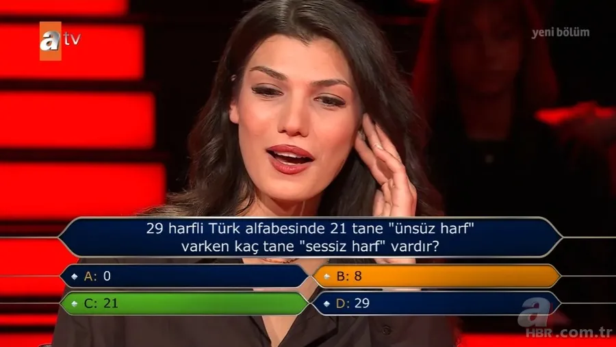 Milyoner'de alfabe sorusu damga vurdu! Verdiği yanıtla herkesi şoke etti 7