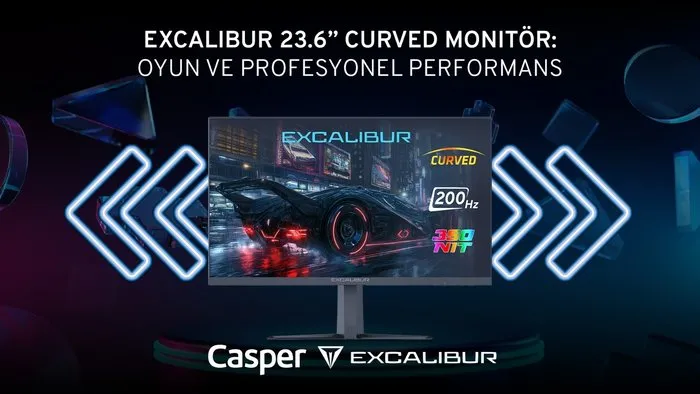 Casper hat seinen Excalibur 23.6 Curved-Monitor auf den Markt gebracht und damit neue Maßstäbe in Sachen Geschwindigkeit und Bildqualität gesetzt.
