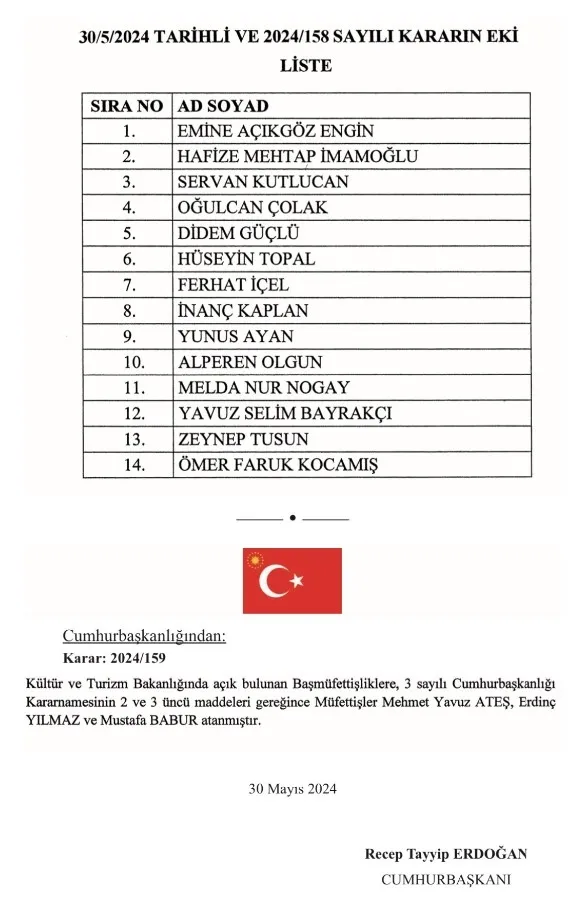 Atama kararları Resmi Gazete’de yayımlandı