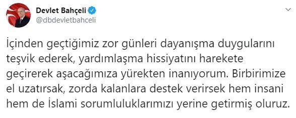 Son dakika: Devlet Bahçeli 5 maaşıyla Milli Dayanışma Kampanyası'na katıldı - 1