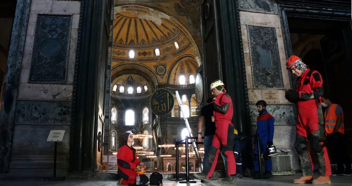 İşte Ayasofya'nın yeraltı yapıları! Üç boyutlu olarak ilk defa görüntülendi - 1
