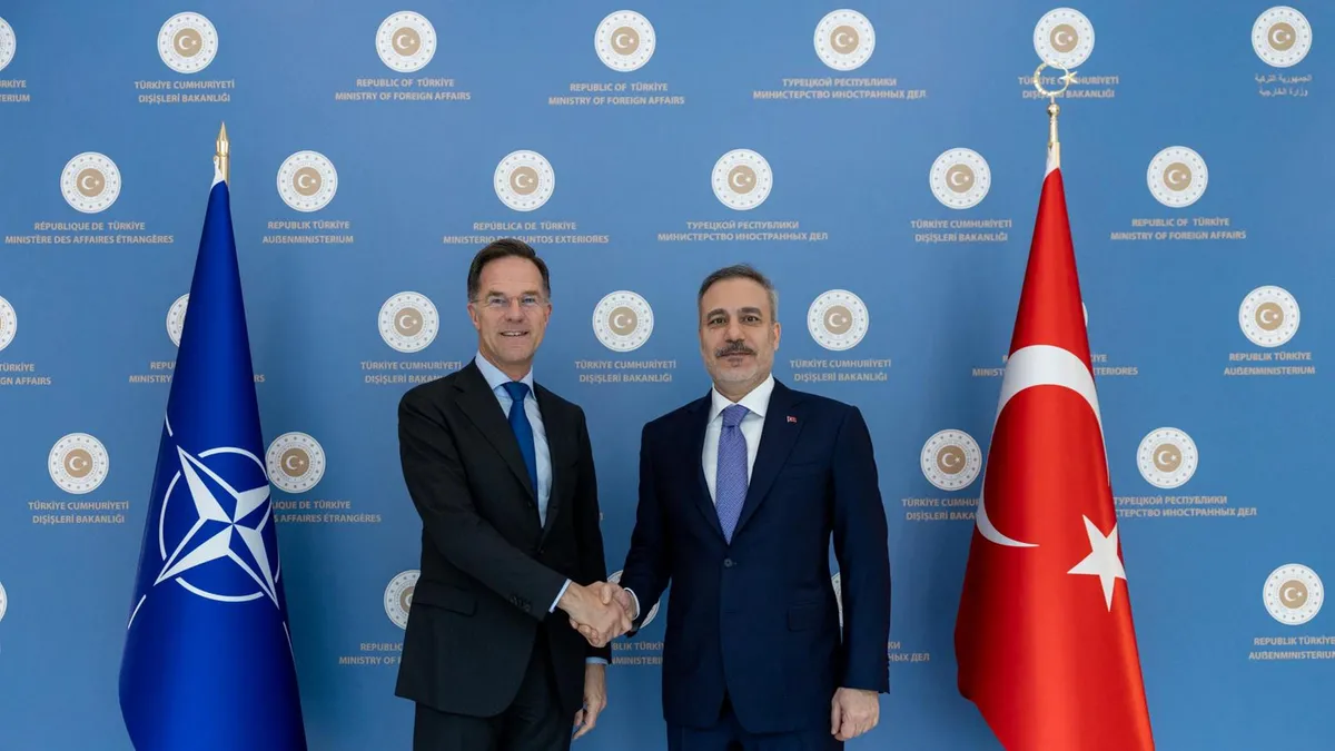 Bakan Fidan NATO Genel Sekreteri Rutte ile görüştü