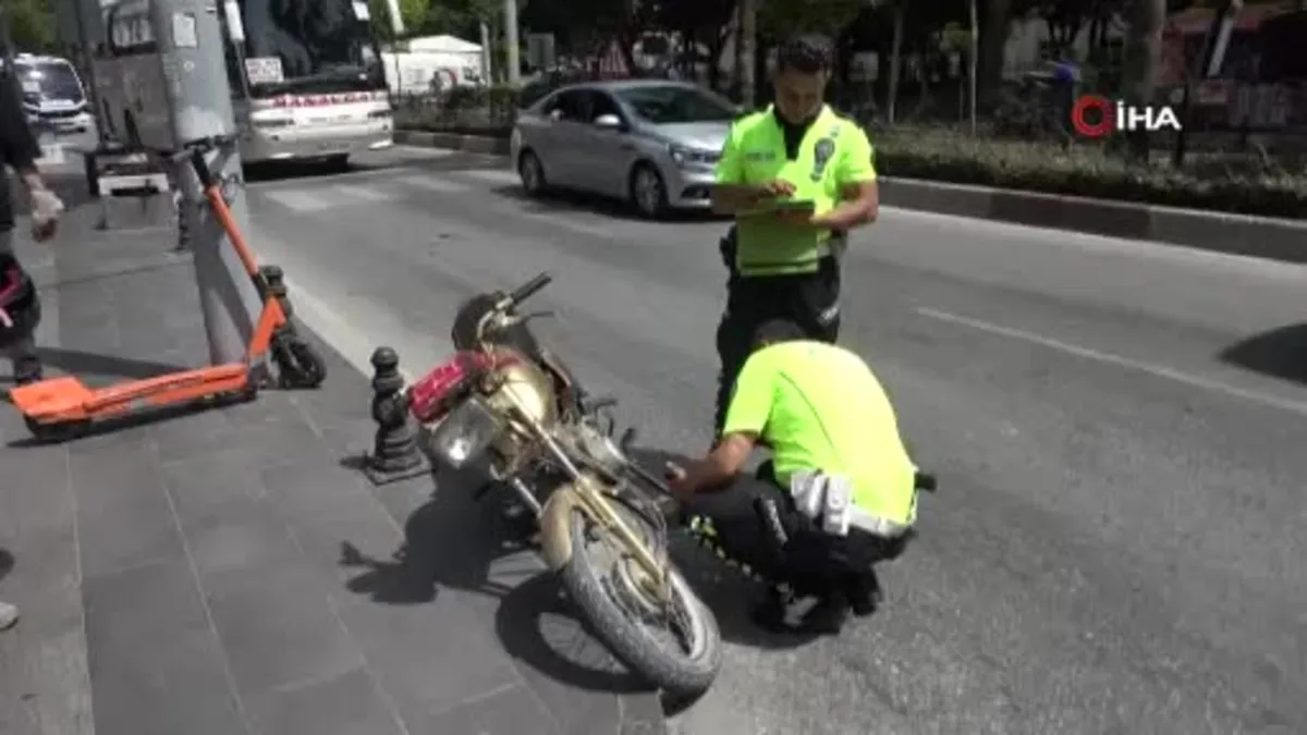 Motosikleti bırakıp kayıplara karıştılar