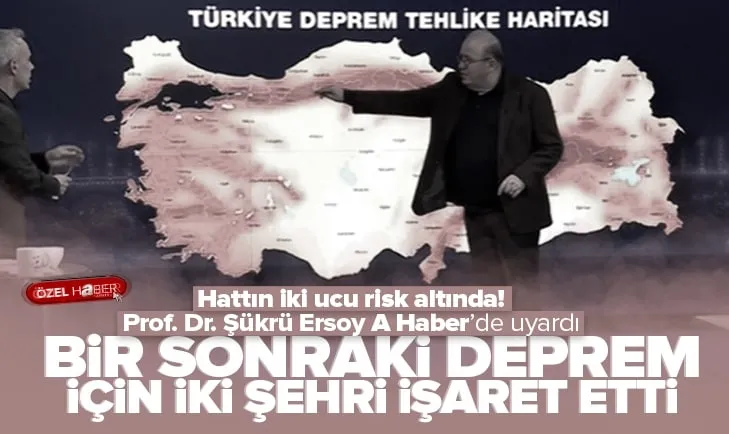 Bir sonraki deprem için iki ili işaret etti!