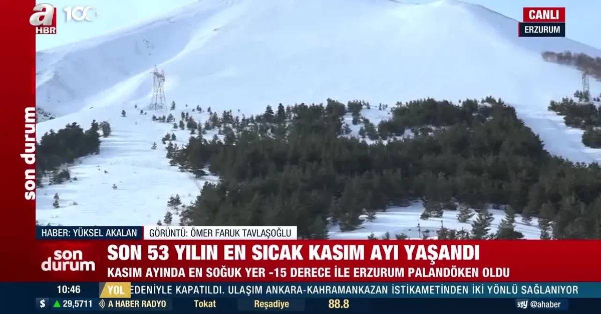 Son yılların en sıcak kasım ayı yaşandı