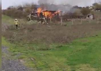 Arnavutköy'de gecekondu yangını! 1 kişinin cesedi bulundu