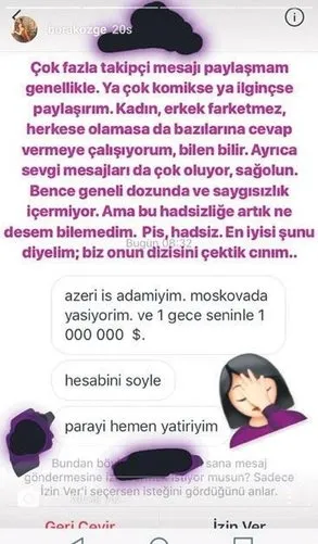 Özge Borak ahlaksız teklifi ifşa etti - 1