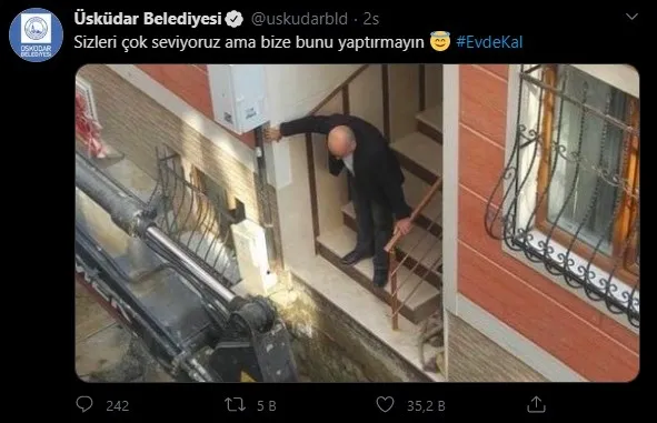 Koronaya karşı sıkı mücadele! Üsküdar Belediyesi paylaştı: Bize bunu yaptırmayın - 1