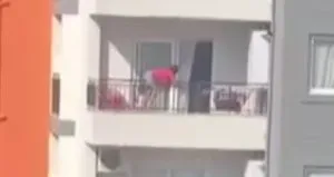 Çocuklarının gözleri önünde intihara kalkıştı!