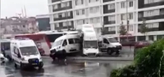 İstanbul’da korku dolu anlar! Zincirleme kazada 6 kişi yaralandı