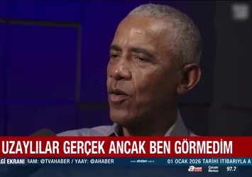 Eski ABD Başkanı Obama'dan uzaylı itirafı